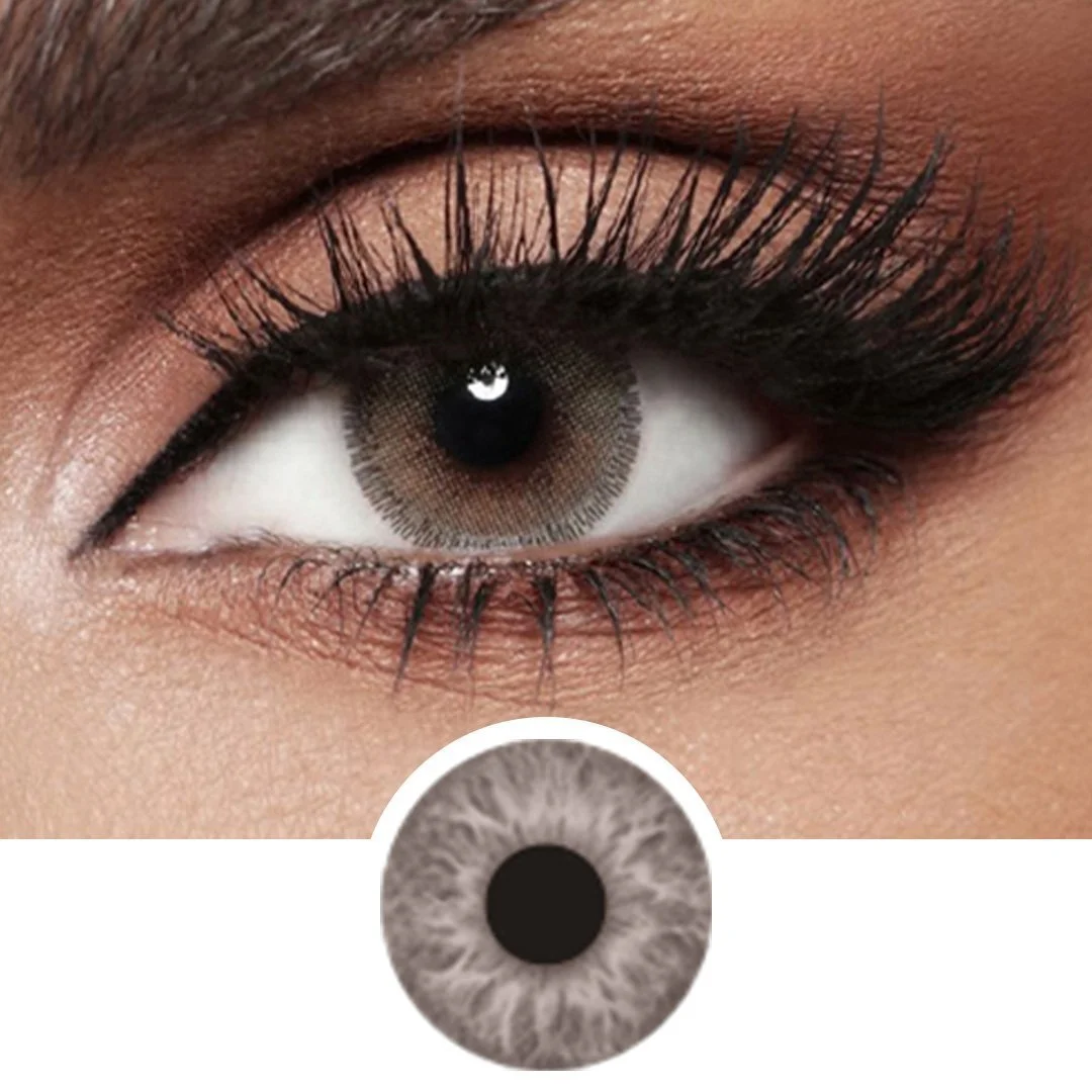 diva-monthly-color-contact-lenses-olivian-a.webp Diva Monthly Color Contact Lenses – Gris - الصورة 1