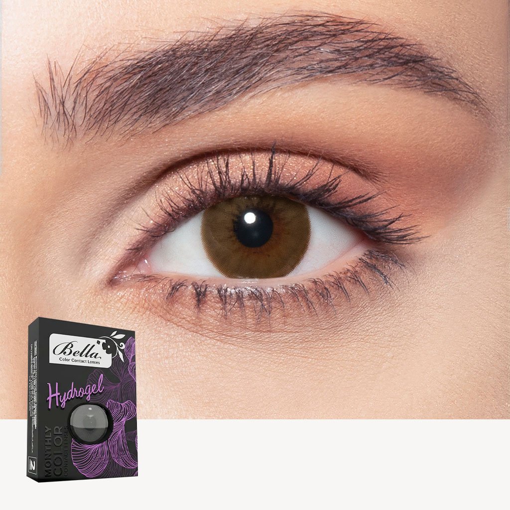 bella-monthly-color-contact-lenses-brown-shadow Monthly Contact Lenses - Brown Shadow - الصورة 1