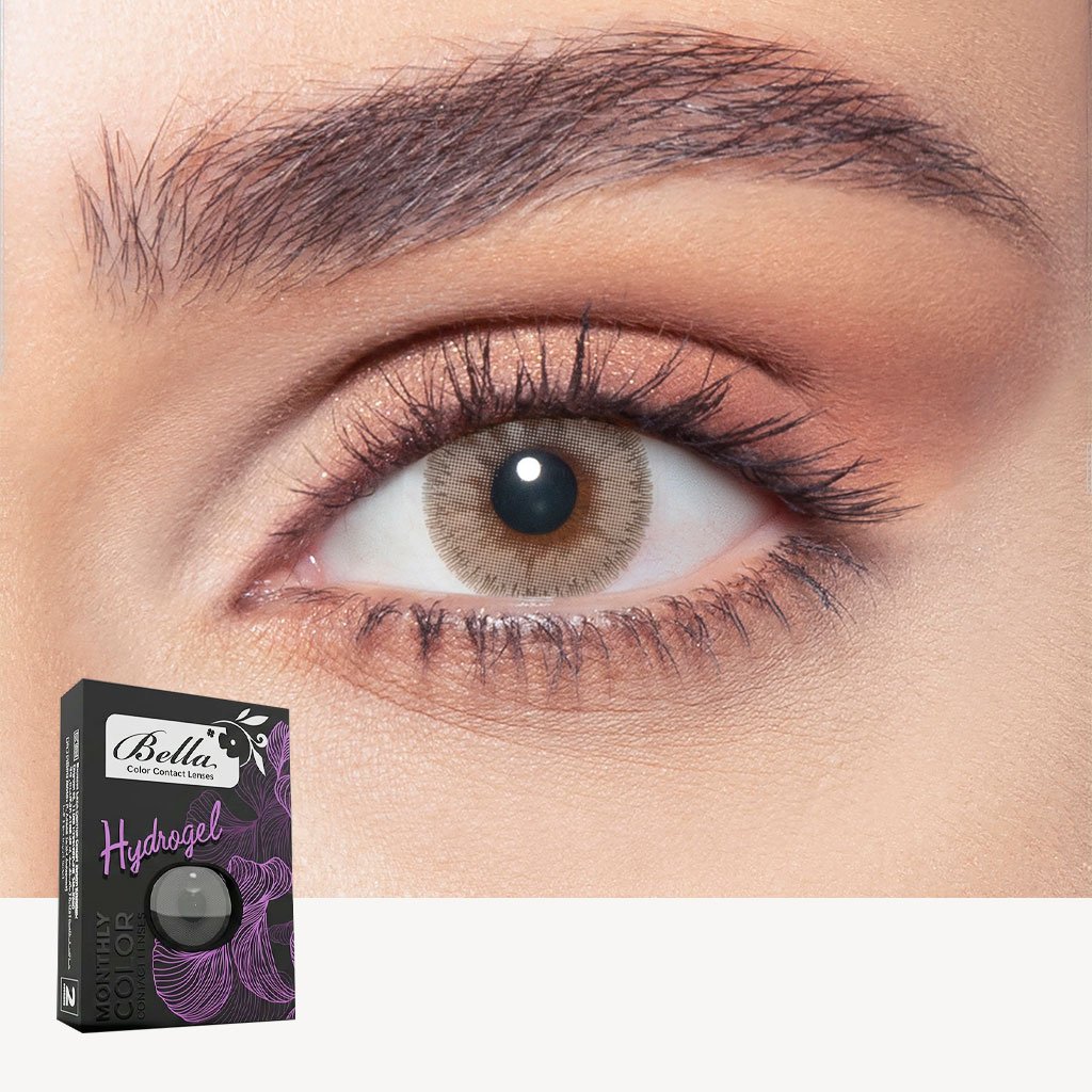 bella-monthly-color-contact-lenses-sandy-gray Monthly Contact Lenses - Sandy Gray - الصورة 1
