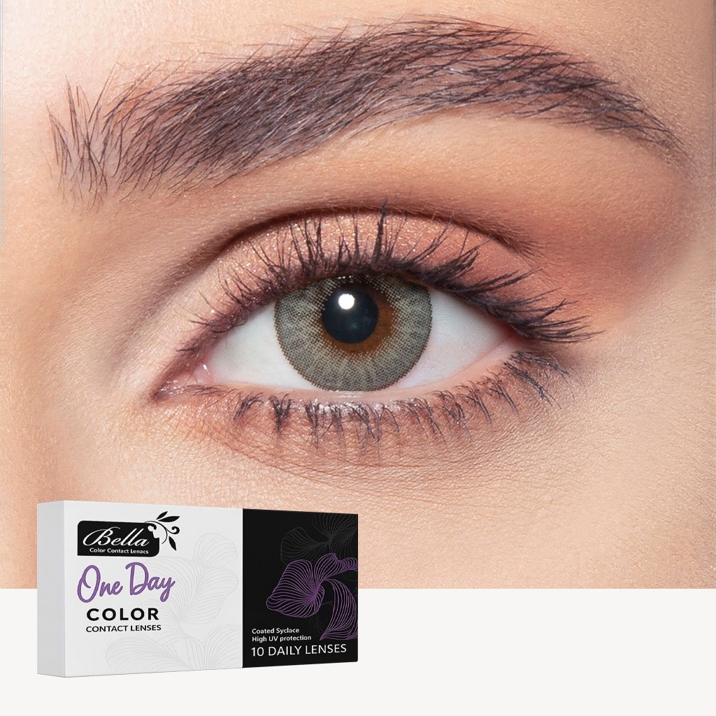 bella-one-day-color-contact-lenses-platinum-gray Daily Contact Lenses - Platinum Gray - الصورة 1