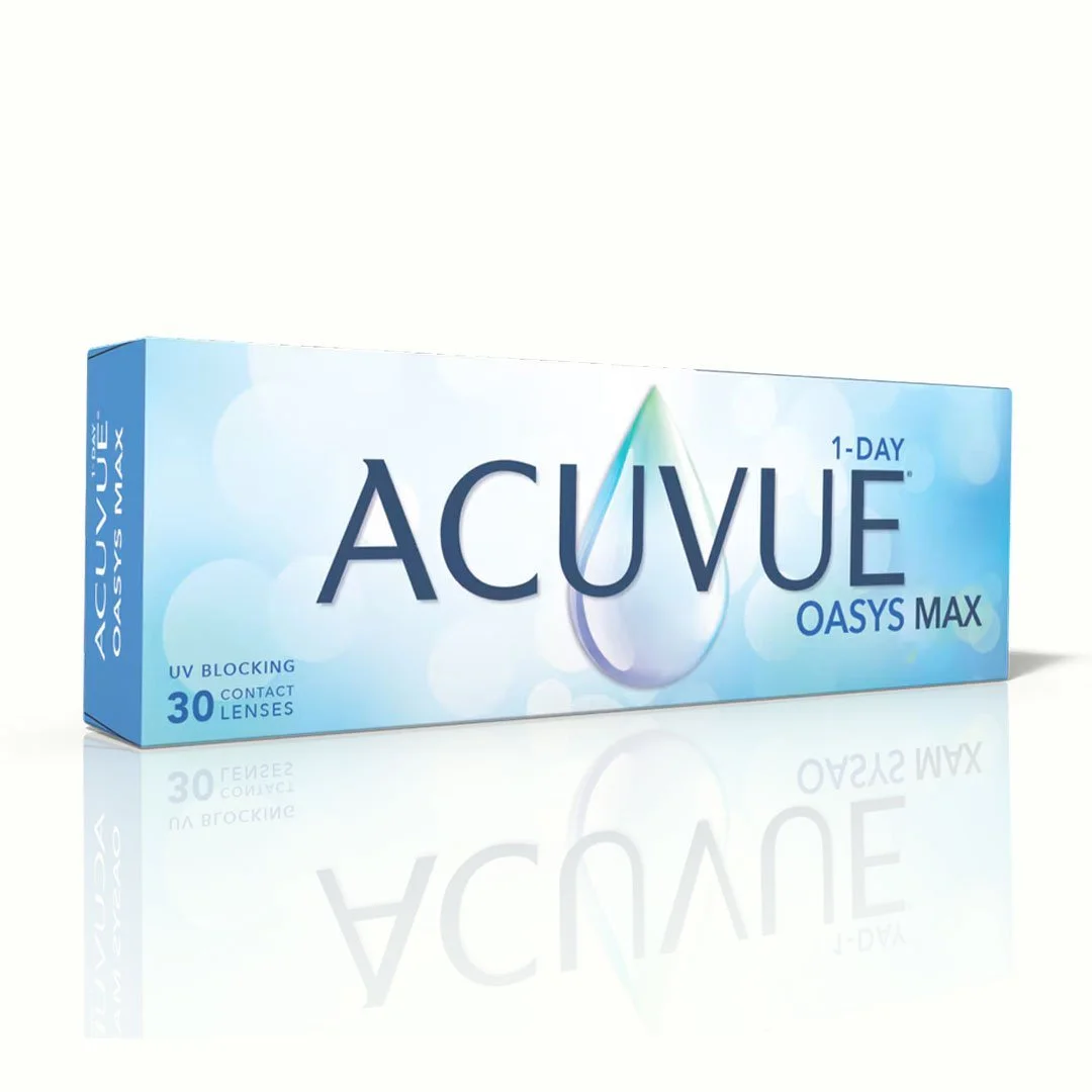 oasys-max-1-day-30-pack.webp Acuvue Oasys Max 1-Day Contact Lenses – 30 Pack Daily Disposable - Image 1