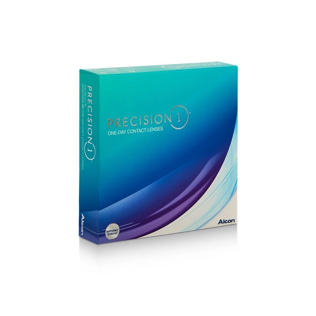 precision1-one-day-pack-of-90-a.webp Precision 1 Contact Lenses – 90 Pack Daily Disposable - الصورة 1